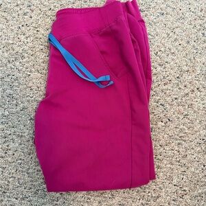 Figs Vibrant Pink Jogger Pants